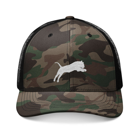 Big Cat Camouflage Trucker Hat