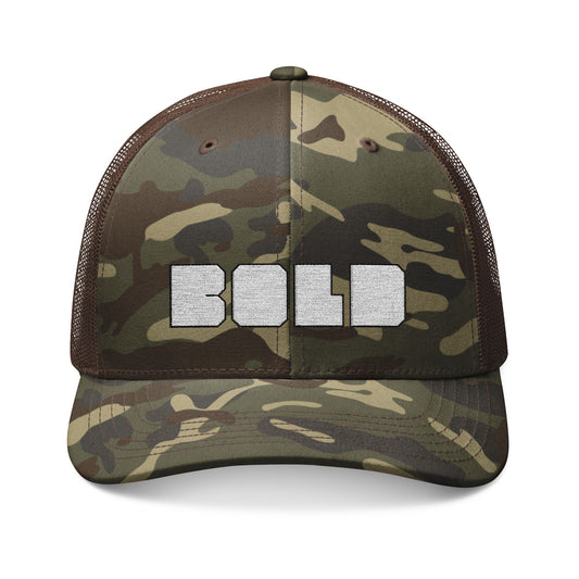 Bold Camouflage Trucker Hat