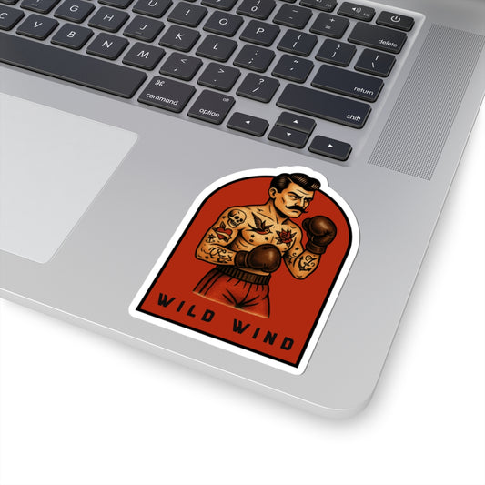 Tattooed Boxer Sticker