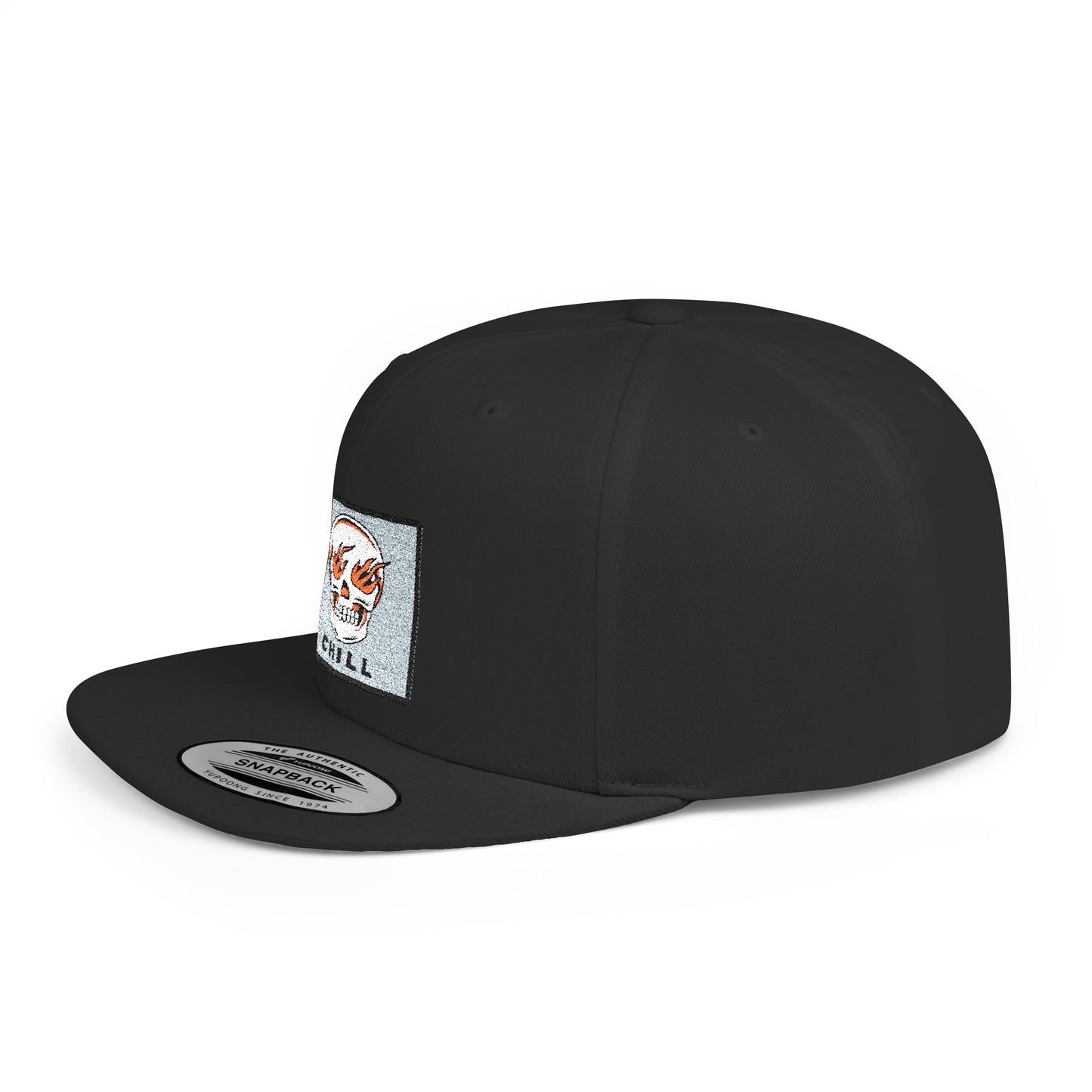 Flaming Skull Cap