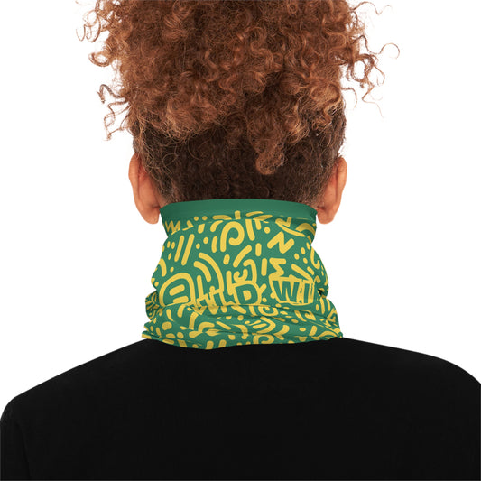 Wild Rose Flow Neck Gaiter – Green Motion Edition