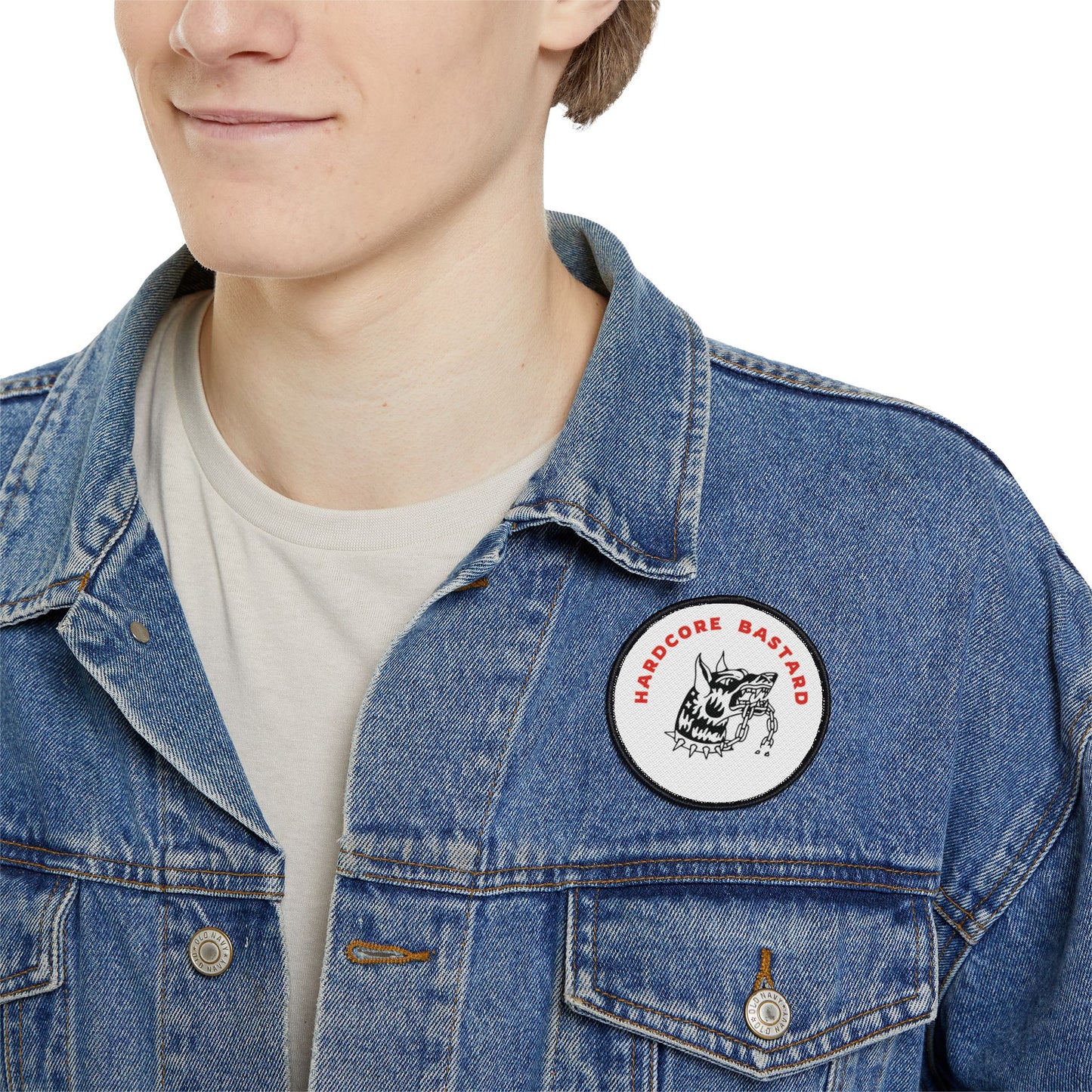 Hardcore Bastard Iron-On Patch