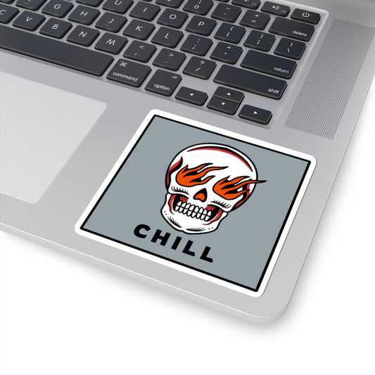 Chill Skull Sticker