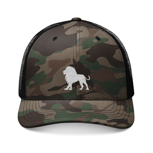 Lion Camouflage Trucker Hat