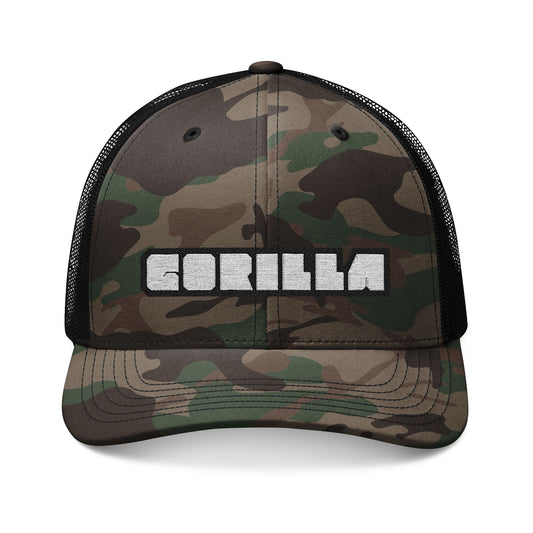 Gorilla Camouflage Trucker Hat