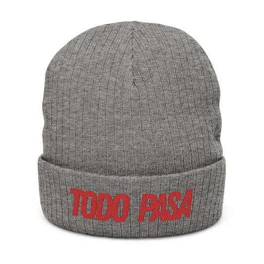 todo pasa wild wind grey beanie