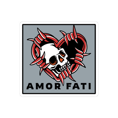 Amor Fati Skull Sticker