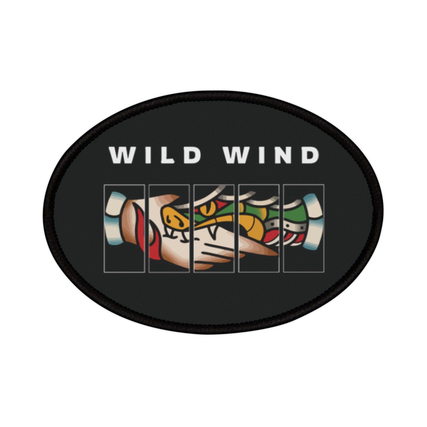 Snake Bite Iron-On Patch