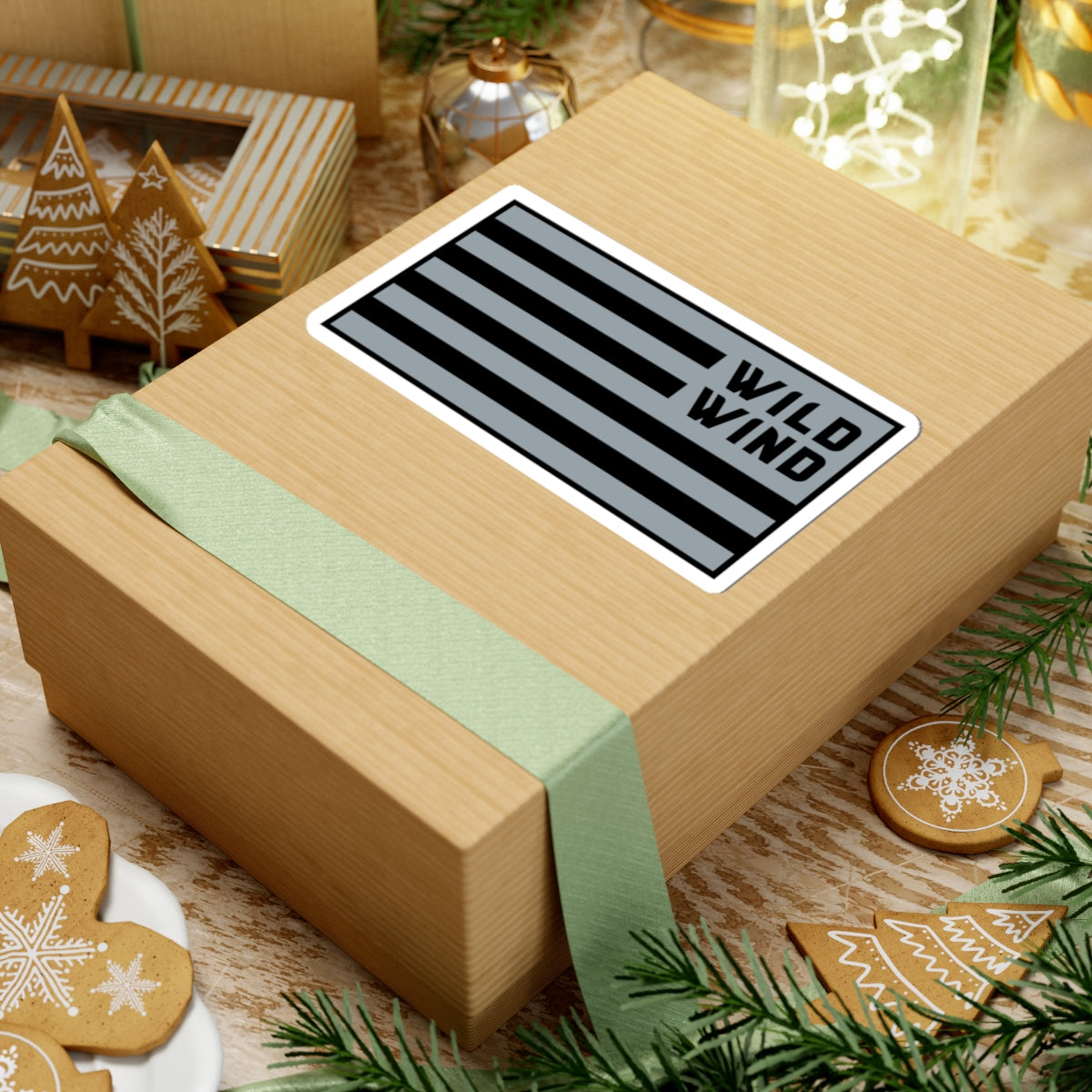 Black Flag Wild Wind Sticker