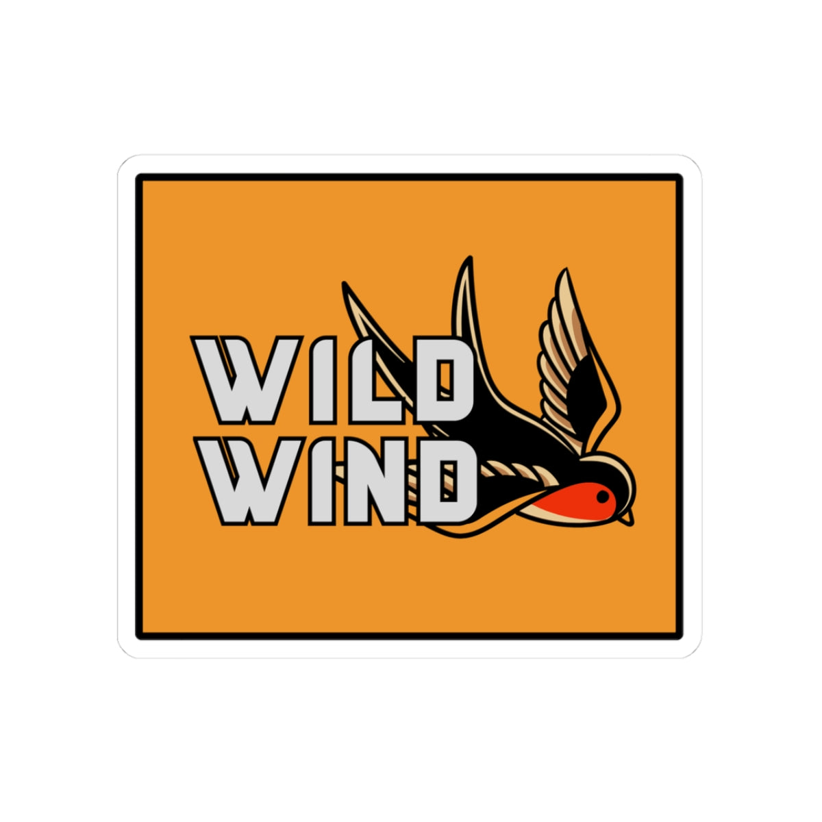 Wild Wind Logo Sticker