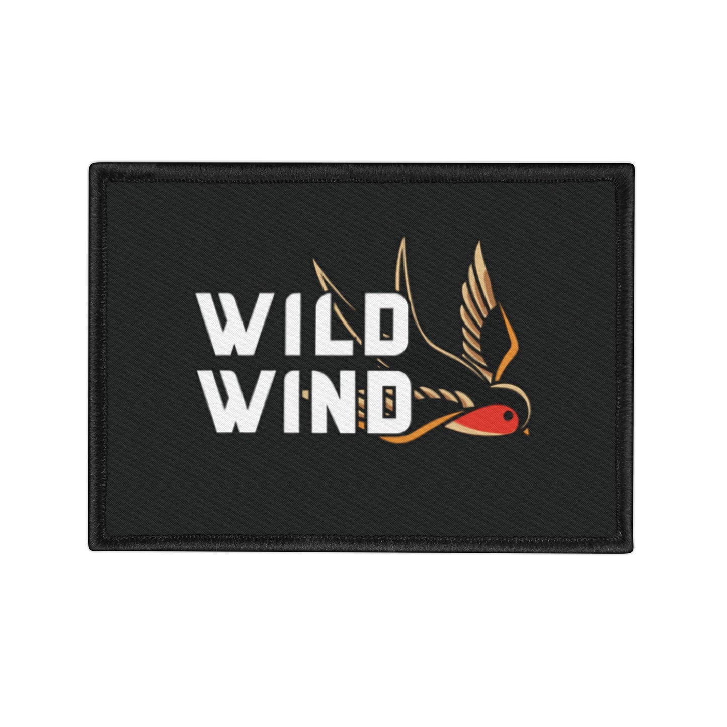 Wild Wind Sparrow Iron-On Patch