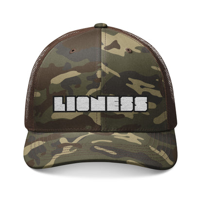 Lioness Camouflage Trucker Hat