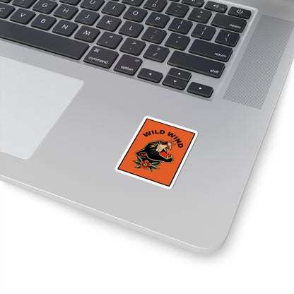 American Traditional Panther Sticker