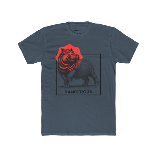 Hippo Cotton Crew Tee