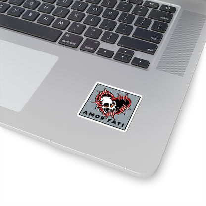 Amor Fati Skull Sticker