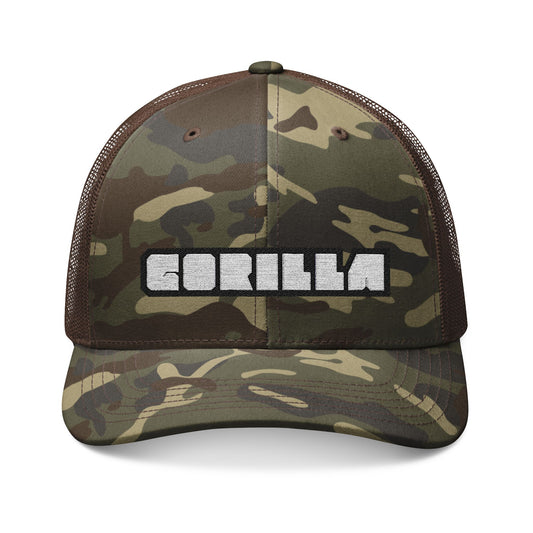 Gorilla Camouflage Trucker Hat