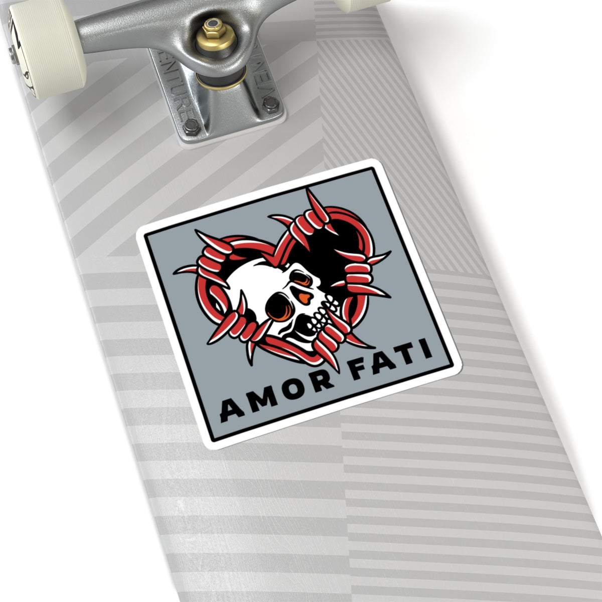 Amor Fati Skull Sticker