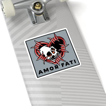 Amor Fati Skull Sticker