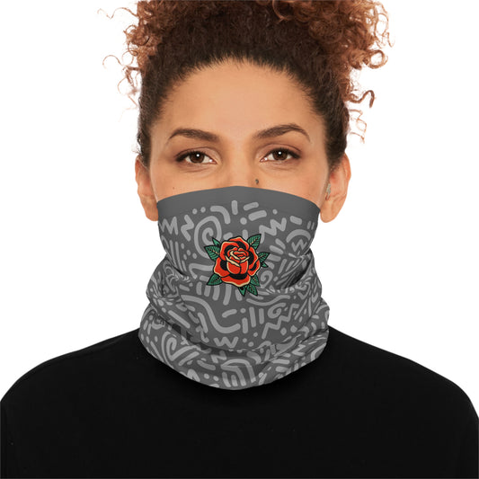 Wild Rose Shadow Neck Gaiter – Dark Flow Edition