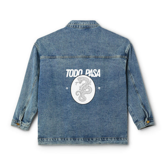 Todo Pasa Snake Women’s Denim Jacket