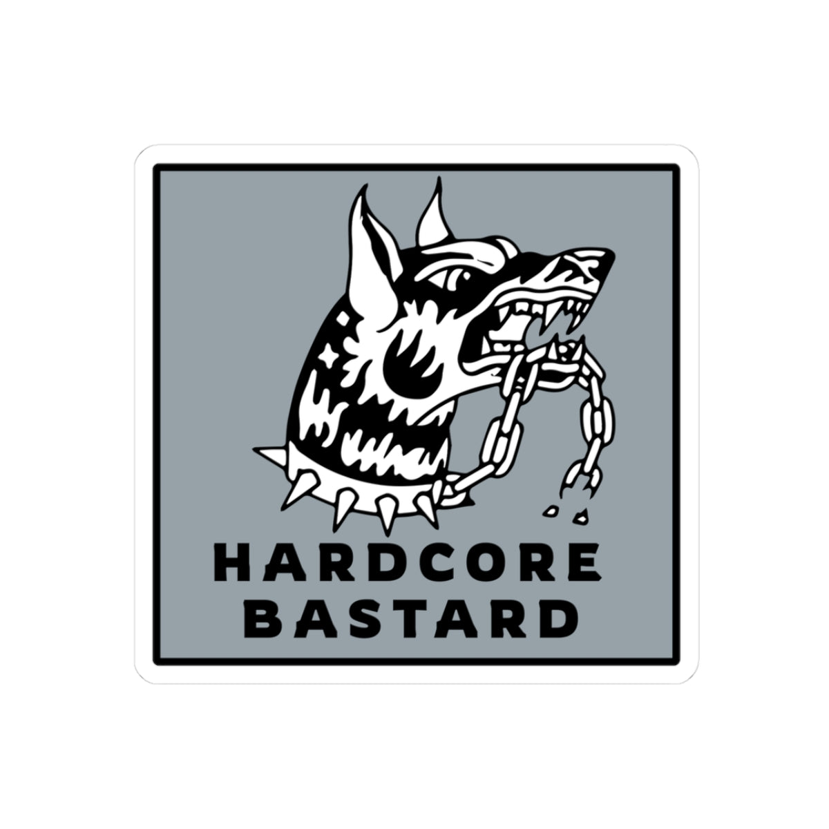 Hardcore Dog Sticker