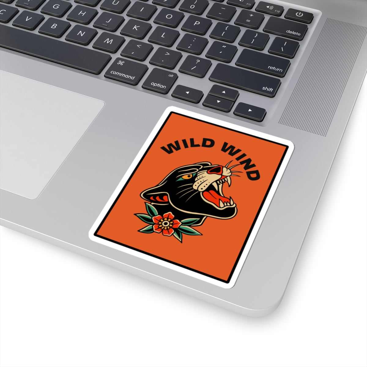 American Traditional Panther Sticker