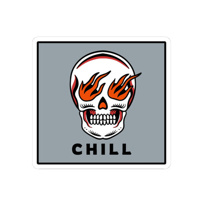 Chill Skull Sticker