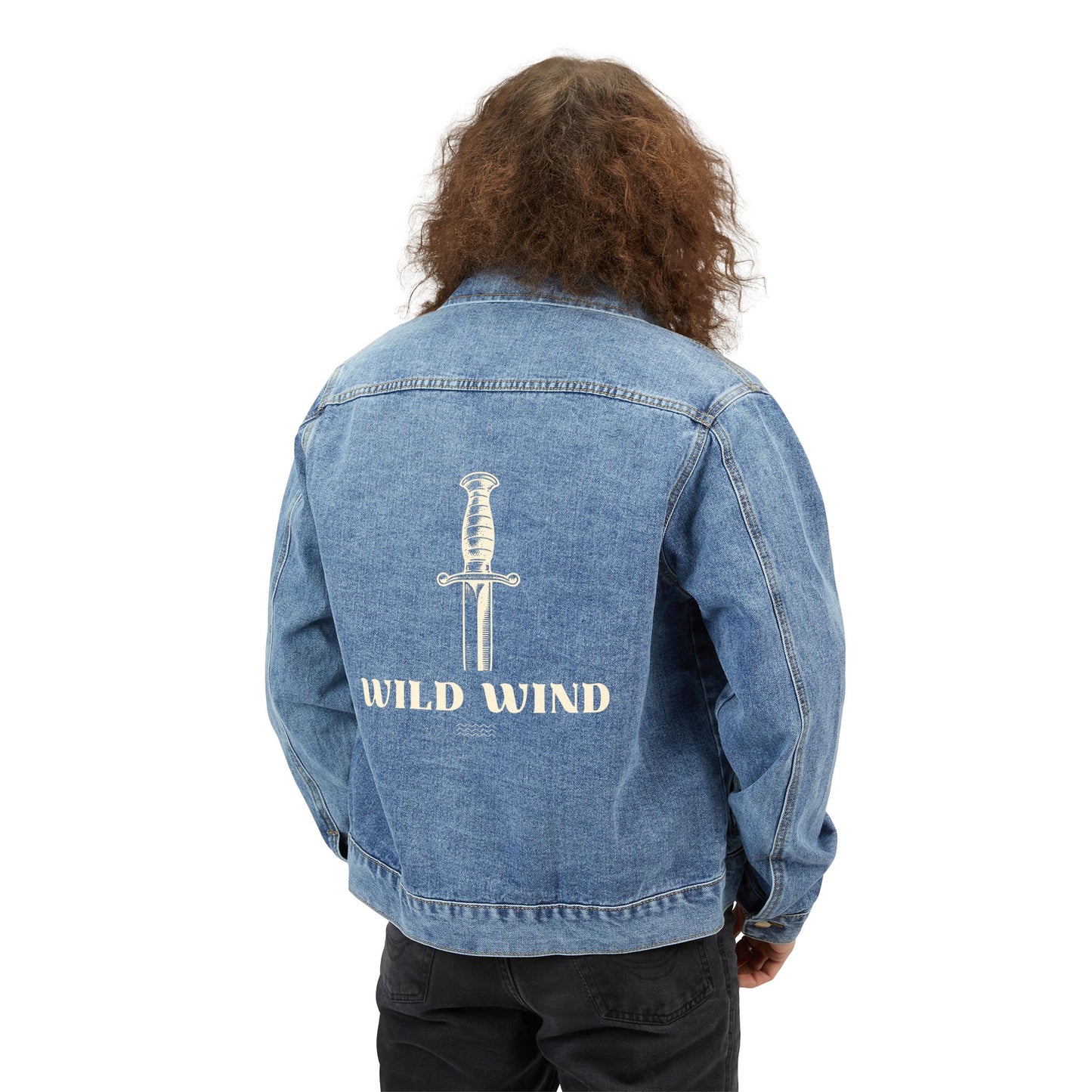 Wild Wind Dagger Men's Denim Jacket