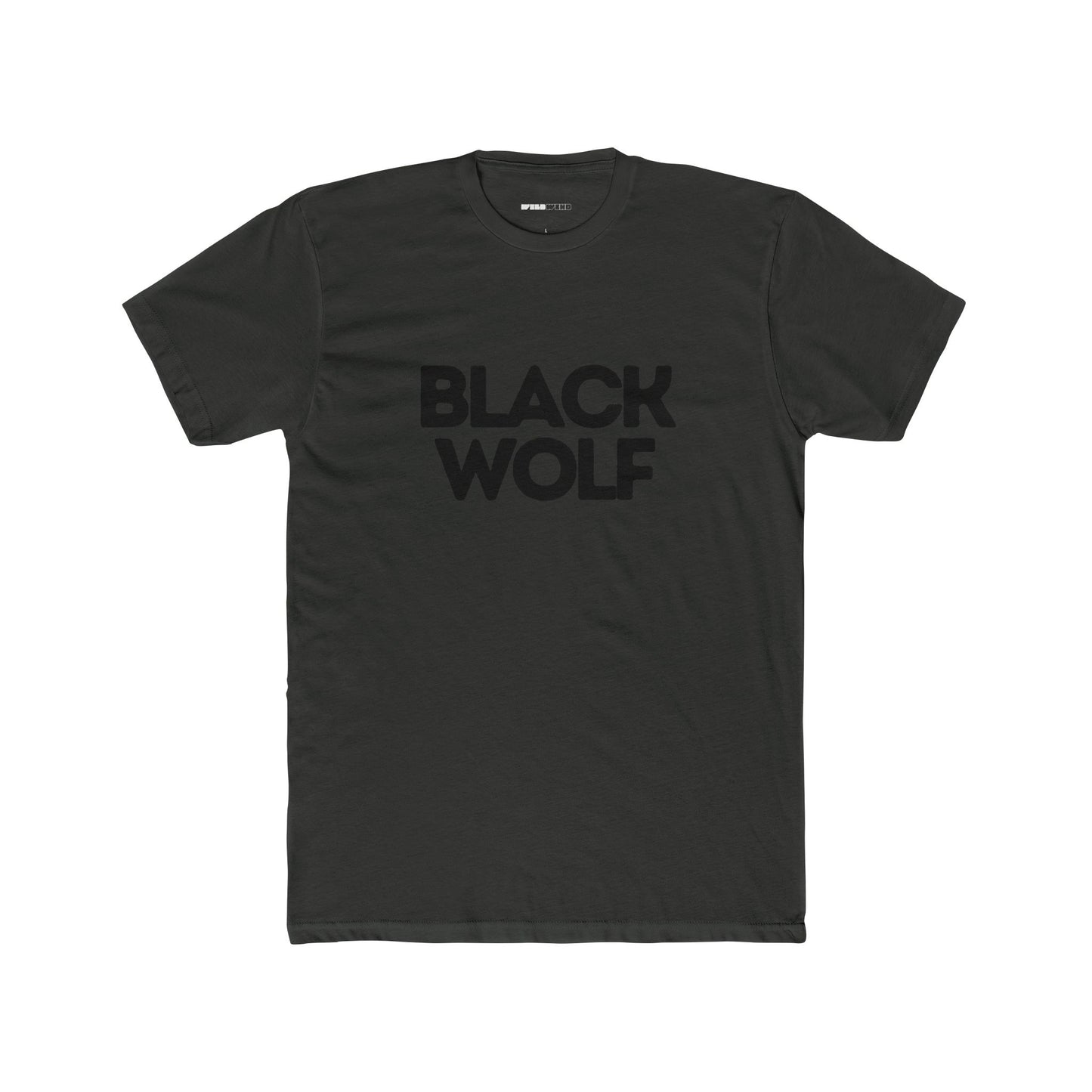 Black Wolf Black Tee