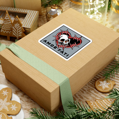 Amor Fati Skull Sticker