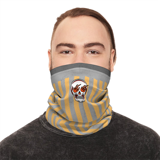 Burning Skull Neck Gaiter – Wild Wind Chaos Ride