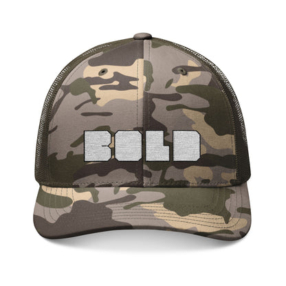 Bold Camouflage Trucker Hat
