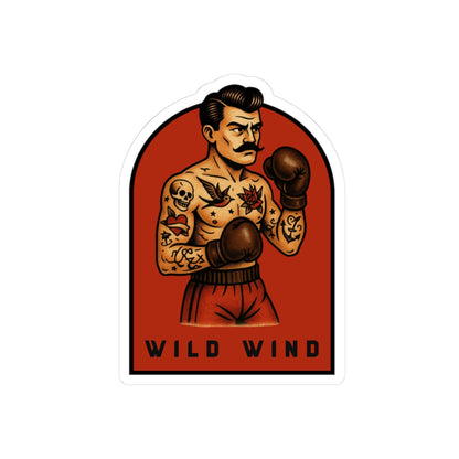 Tattooed Boxer Sticker