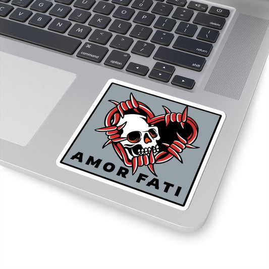 Amor Fati Skull Sticker