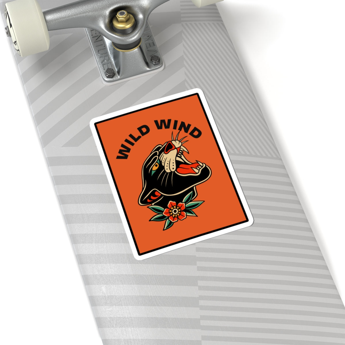 American Traditional Panther Sticker