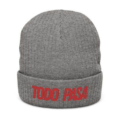 todo pasa wild wind grey beanie