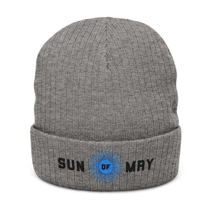 sun of may wild wind grey beanie